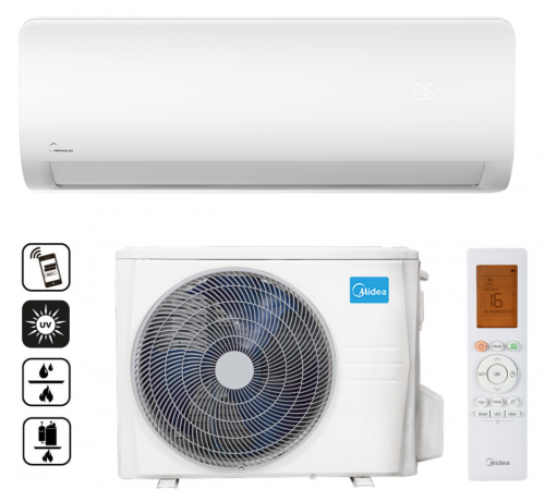 Midea MGP2X-09-SP XTREME SAVE PRO OKOSTELEFON VEZÉRLÉSSEL INVERTERES KLÍMA